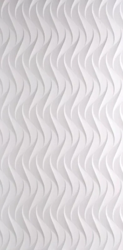 Revestimento Wave Pérola Retificado 54x110cm (Caixa c/ 2,4m²) Branco Porto Ferreira