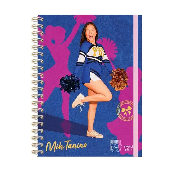 Caderno Universitário 1x1 80 Folhas Capa Dura Mih Tanino