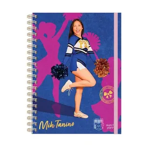 Caderno Universitário 1x1 80 Folhas Capa Dura Mih Tanino