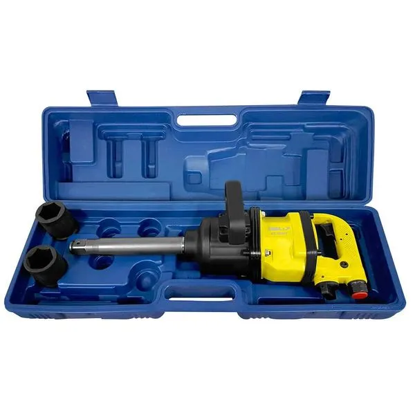 Chave de impacto pneumática 1" longa com 2 soquetes e maleta AT-4300TK PUMA