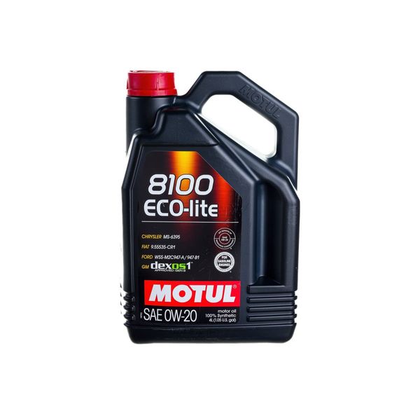 Óleo Motul Para Motor Carro 8100 Eco-Lite 0W20 4L (MP)