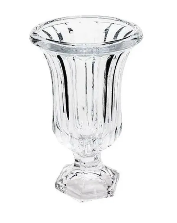 Vaso Cristal Renaissance Lyor 15x24cm Centro de Mesa Arranjo Flores