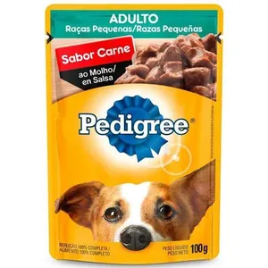 Sachê Pedigree Raça Pequena Carne 100g