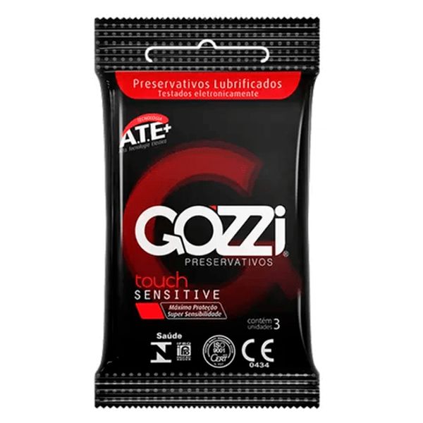 Preservativo Gozzi Ultra Sensitive Touch Com 3 Unidades