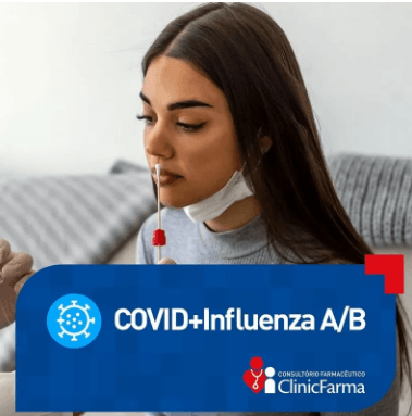 Clinic Farma COVID/FLU A/B Ag Combo ECO Teste