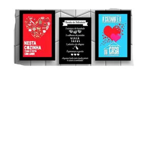 Placas mdf Cozinha 3 un