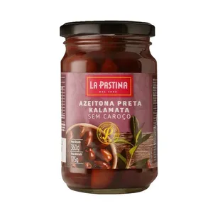 Azeitona Preta Kalamata Sem Caroço La Pastina 360g