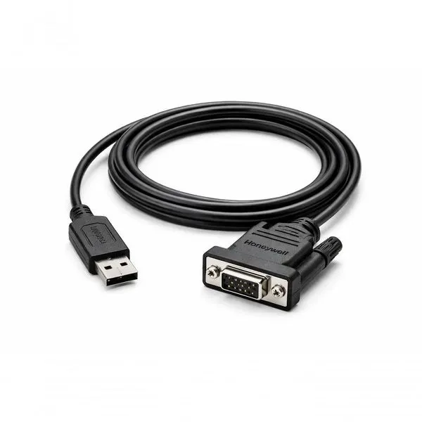 Cabo de Comunicacao U2S PC42E-T 3012-6762-001 USB para Serial Impressora Termica Profissional Honeywell Cabo USB para Serial U2S 3012-6762-001 para Impressoras Termicas e Etiquetas Honeywell