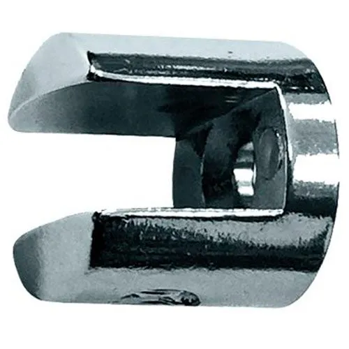 Suporte Curto Para Prateleira De Vidro 8mm Bemfixa 9012 Cromado Contém 2 Unidades (MP)