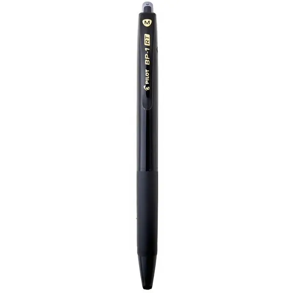 Caneta Esferográfica Pilot BP1 RT Preto Média 1.0 (MP)