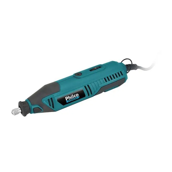 Micro Retífica PRT180 180W 10000 a 35000 RPM com 120 Acessórios e Eixo Flexível 220V Philco Micro Retífica PRT180 180W com 120 Acessórios e Eixo Flexível 220V Philco
