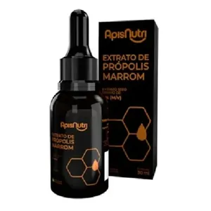 Extrato de Própolis Marrom Apisnutri Gotas Frasco 30ml