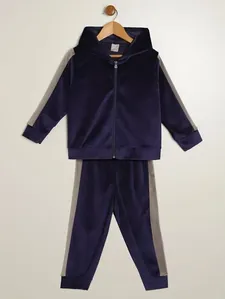 Conjunto Longo Plush Infantil Para Menino- MARINHO 1
