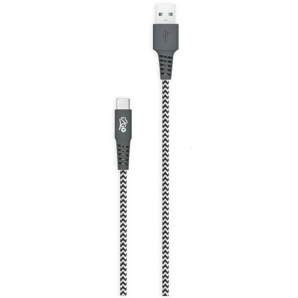 Cabo USB I2Go Tipo C Plus 1,5m 2,4A Nylon Preto