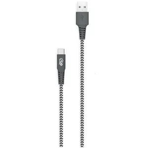 Cabo USB I2Go Tipo C Plus 1,5m 2,4A Nylon Preto