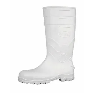 Bota de PVC Cano Longo Branca com Forro AcquaLev - BRACOL 41