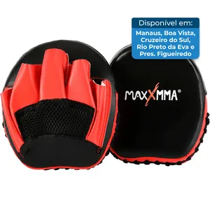 Luvas de Boxe Maxxmma Laranja Treino MMA Kinckboxing A-BI