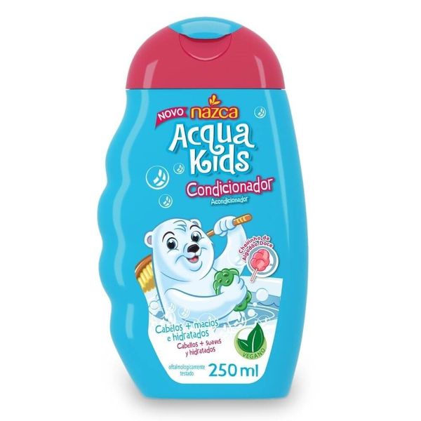 Condicionador Acqua Kids Algodão Doce Vegano com 250ml