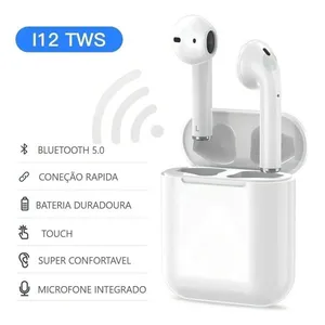 Fone de Ouvido I12 Precisão Wireless Compra Segura