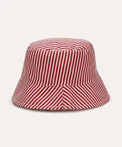 chapéu bucket dupla face floral e listrado colorido UNICO