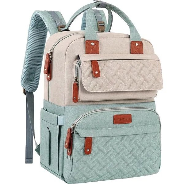 Mochila Para Fraldas De Bebês Unissex Legestori Verde A-BI
