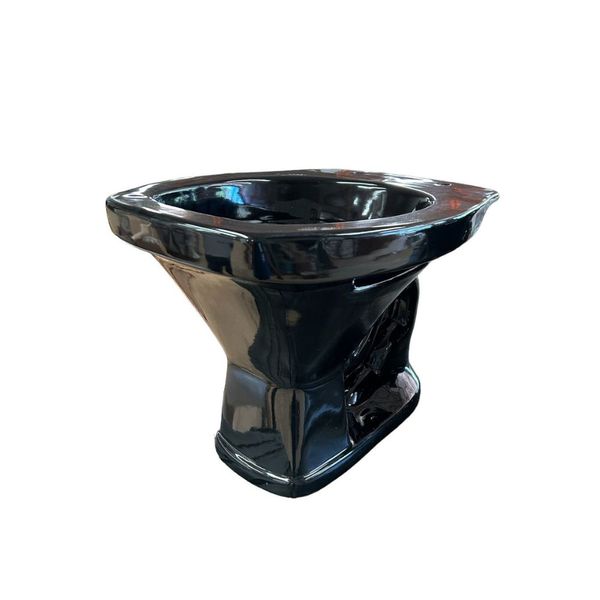 Kit Vaso Sanitário Convencional Saída Vertical Valentina Santamarina Kit Vaso Sanitário Convencional Valentina Preto Santamarina