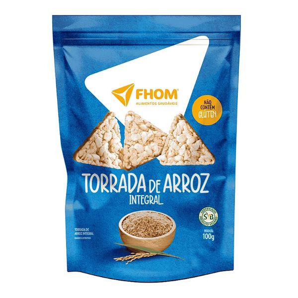 Torrada de Arroz Integral Fhom 100g