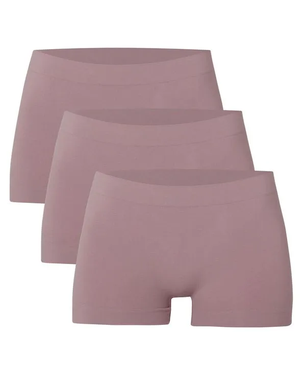 KIT 3 CALCINHAS BOYSHORT MICROFIBRA SEM COSTURA ROSA QUEIMADO KIT 3 PEÇAS CALCINHA BOYSHORT MICROFIBRA SEM COSTURA ROSA QUEIMADO P