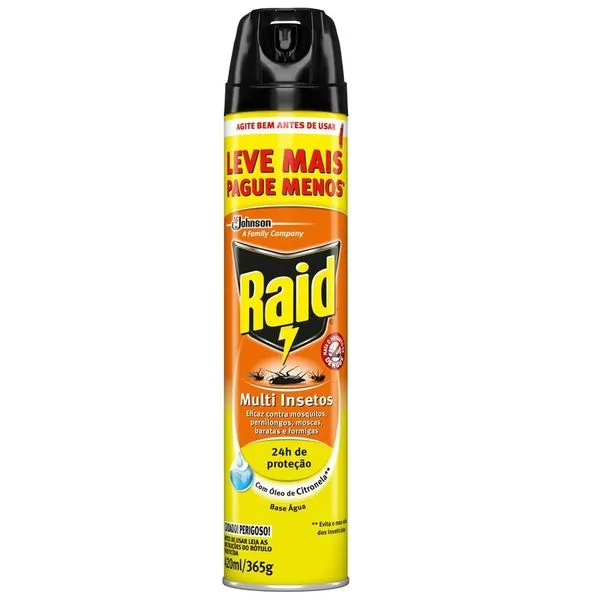 Inseticida Raid Multi Insetos Citronela 420ml