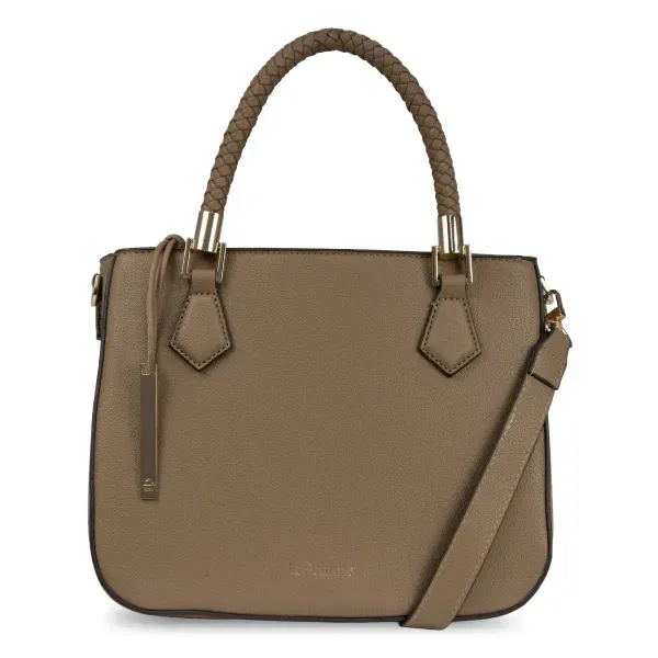 Bolsa Feminina Handbag Mini Floa Le Postiche Bege
