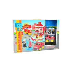 Blocos De Construção Bombeiros Blok Blok Zoop Toys Zp00750