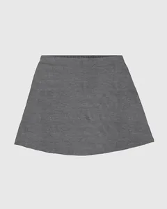 Saia Shorts Infantil Menina Cós Elástico Em Algodão Malwee Kids Cinza - 3
