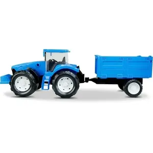 Trator de Brinquedo Tracado Carreta 50cm com Função Basculante Cabine Translúcida Roma Trator de Brinquedo Tracado Carreta 50cm Basculante Cabine Roma