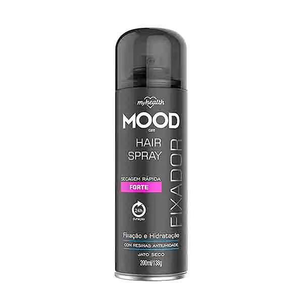 Spray Fixador Para Cabelo Mood Forte My Health 200ml SPRAY FIX CAB MOOD F