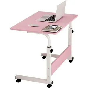Mesa Para Escritório Com Rodas Rosa Guanghzou E-BI