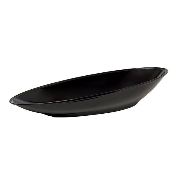 Saladeira Oval 60cm Preta Em Polipropileno Linha Tropical Vem