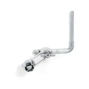 Clamp com Haste em l para Percussão SC-PLRA Presilha Ajustável Catraca Dentada Cromado Gibraltar Clamp Haste em l Percussão SC-PLRA Catraca Dentada Cromado Gibraltar