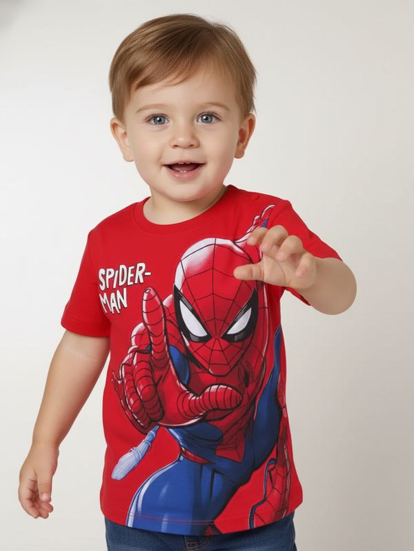 Camiseta Spider Man Infantil Para Menino - VERMELHO 3