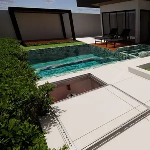 Tampa Casa De Máquinas Colmeia Sistema Gaveta Deslizante 95x95cm Alumínio Bege Claro
