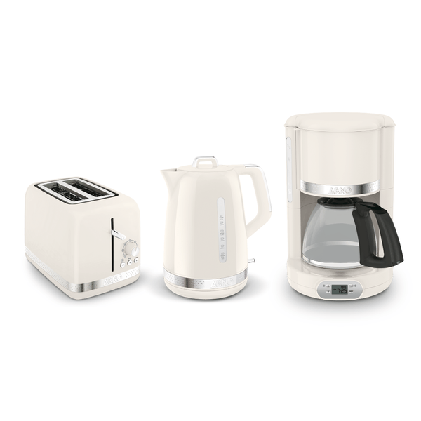 Kit Chá da Tarde: Torradeira, Chaleira e Cafeteira Soleil 127V
