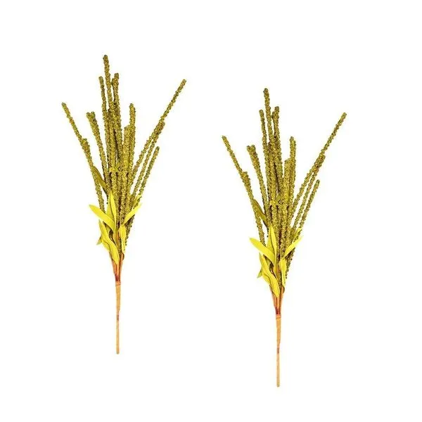 Galho Permanente Artificial Sorgo Tok Da Casa Kit C- 2un