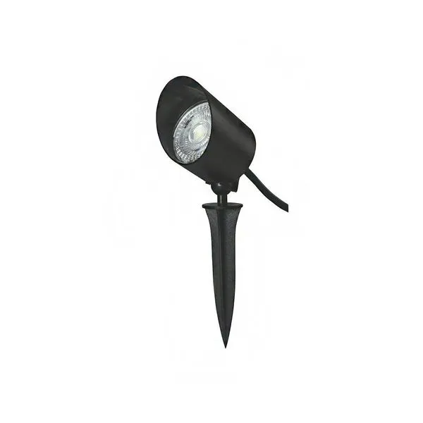Espeto para Jardim Gore LED 5W Bivolt IP65 350 Lúmens 3000K Luz Amarela Preto Astraled Espeto para Jardim Gore LED 5W Bivolt IP65 3000K Preto Astraled