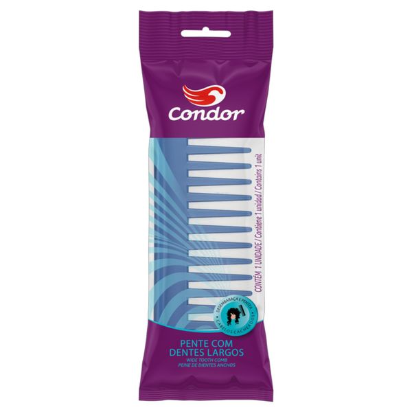 Pente para Cabelo com Dentes Largos Condor
