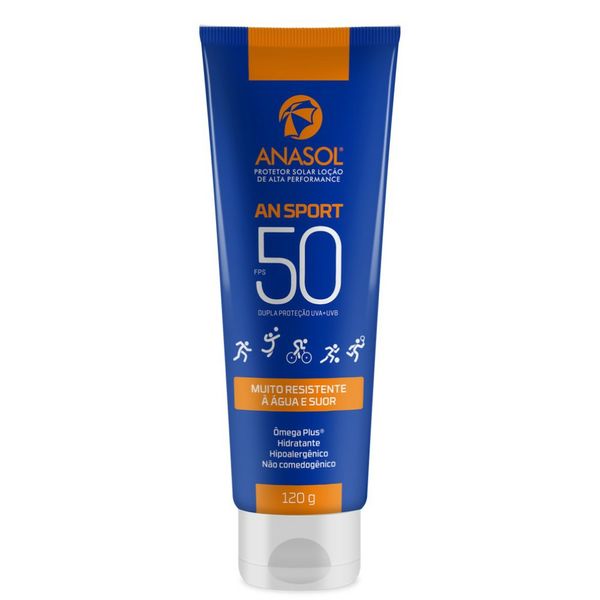 Protetor Solar Loção Ansasol AN Sport FPS50 120g