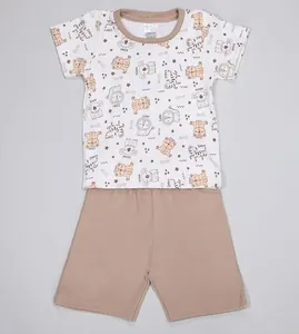 Conjunto Pijama Zoo Bege - 2667 Bege - 2