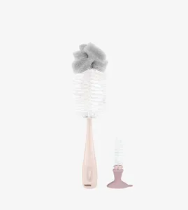 Escova para Mamadeira 2 em 1 Rosa - Kikka boo Rosa
