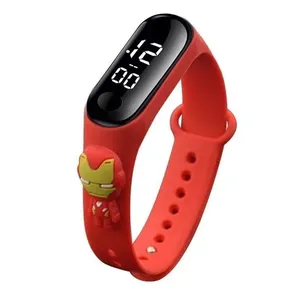 Relógio Infantil para Crianças dos Desenhos Animados Digital Esportes de Pulso com Display LED Pulseira Silicone Relógio Infantil para Crianças dos Desenhos Animados Digital Esportes de Pulso Pulseira Silicone