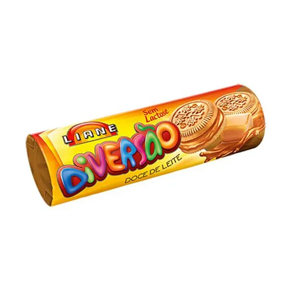 Biscoito Recheado Doce De Leite Sem Lactose Liane 115g