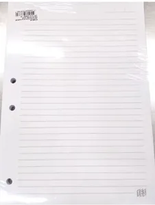Refil De Fichário Colegial Pautado Bloco Com 96 Folhas