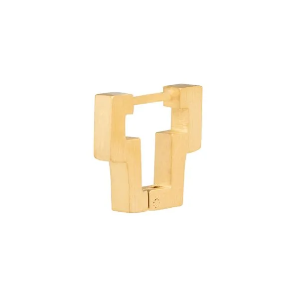 Brinco Watts de Aço Dourado Dourado Único